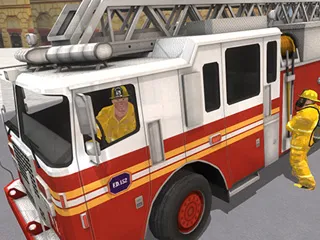 Fire Truck Driving Simulator gameplay preview