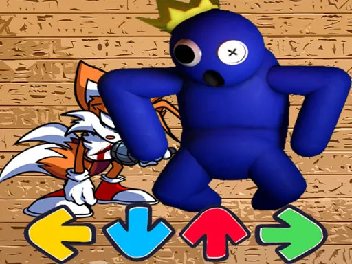 FNF Rainbow Friends Battle Mod gameplay preview