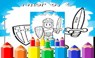 Free Coloring Pages For Armor Of God gameplay preview