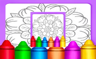 Free Printable Mandala Coloring For Kids gameplay preview