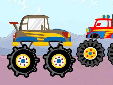 Fun Monster Trucks Jigsaw gameplay preview