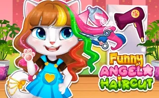 Funny Angela Haircut gameplay preview