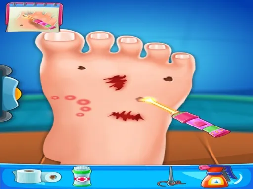 Funny Foot Doctor gameplay preview