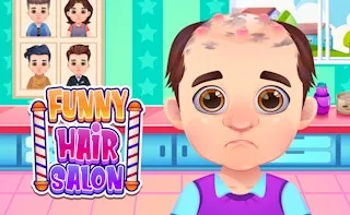 Funny Hair Salon gameplay preview