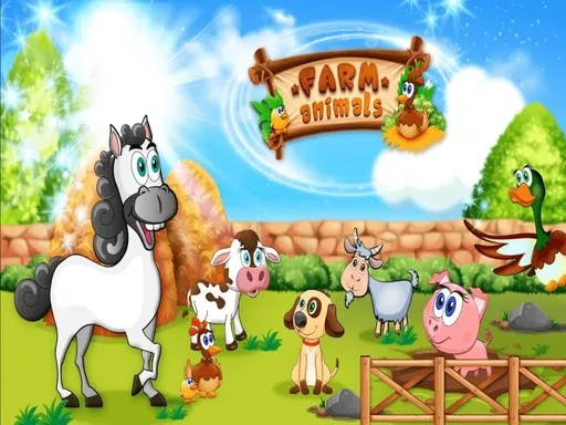 Funny Learning Farm Animals gameplay preview