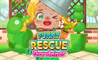 Funny Rescue Gardener gameplay preview