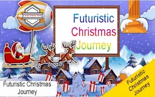 Futuristic Christmas Journey gameplay preview