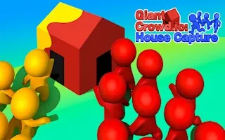 Giant Crowd io House Capture gameplay preview