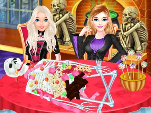 Girls Halloween Food Cooking gameplay preview