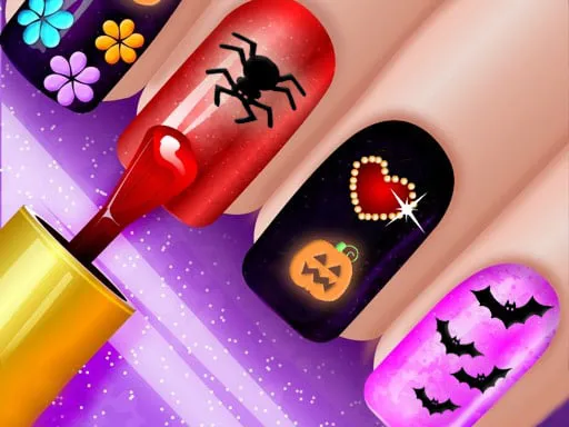 Glow Nails Halloween gameplay preview