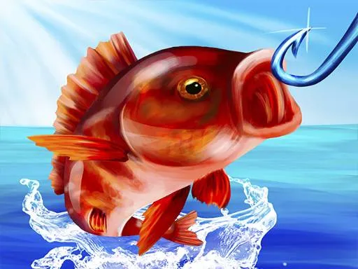 Grand Fishing Game: fish hook gameplay preview