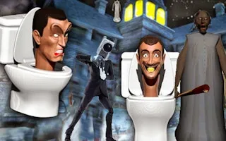 Granny Street Rage Skibidi Toilet gameplay preview