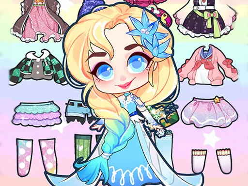 Hair Doll Dress Up gameplay preview