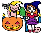 Halloween Coloring Book gameplay preview
