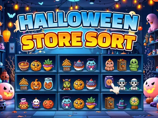 Halloween Store Sort gameplay preview
