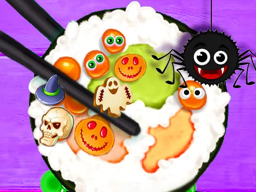Halloween Sushi Maker gameplay preview