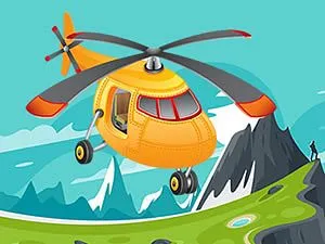 Helicopter Jigsaw gameplay preview