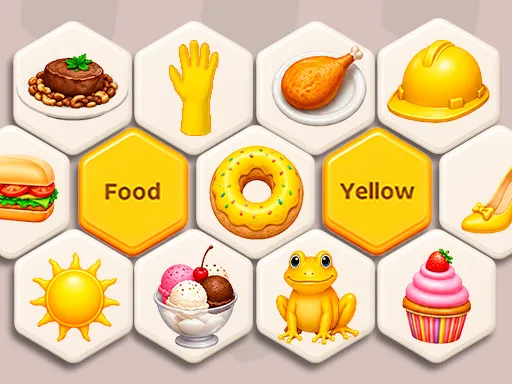 Hexa Associations gameplay preview