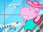 Hippo Family Airport Adventure gameplay preview