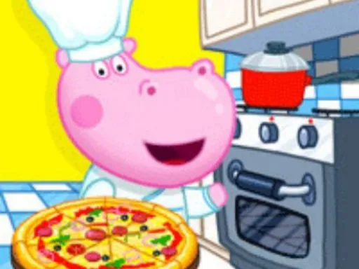 Hippo Pizza Maker gameplay preview