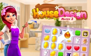 House Design Match 3 gameplay preview