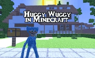 Huggy Wuggy in Minecraft gameplay preview