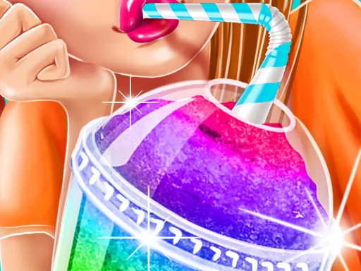 Ice Slushy Maker Rainbow Desserts gameplay preview