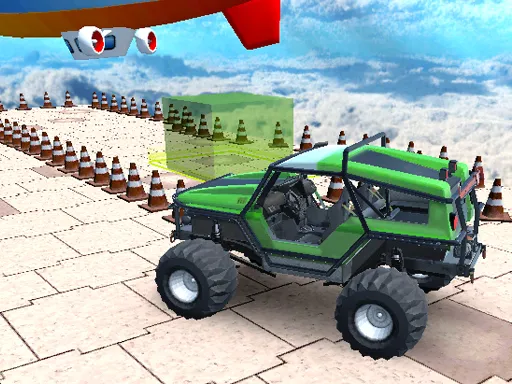 Impossible Sky Car Parking Simulation  gameplay preview