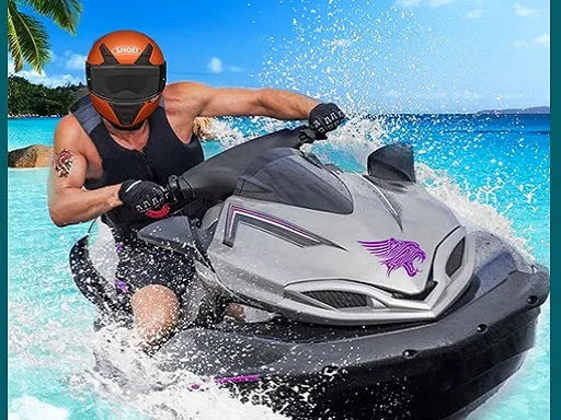 Jetsky Power Boat Water Racing Stunts Game gameplay preview
