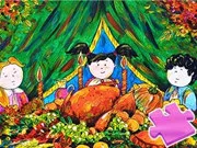 Jigsaw Puzzle: Happy Thanksgiving gameplay preview