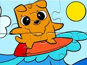 Jigsaw Puzzle: Surfing In The Sea gameplay preview