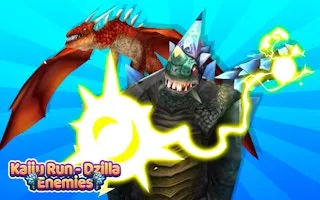Kaiju Run Dzilla Enemies gameplay preview