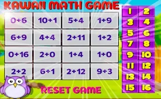 Kawaii Math Game gameplay preview