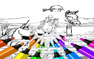 Kid Jumping Coloring gameplay preview