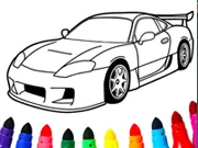 Kids Vehicles Coloring Book gameplay preview