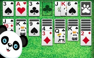 Klondike Solitaire Panda gameplay preview