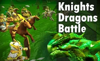  Knights vs Dragons Battle Simulator gameplay preview