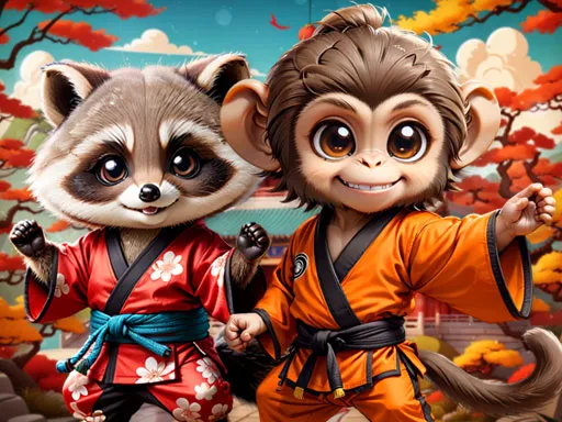 Kung Fu Little Animals gameplay preview