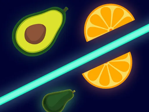 laser fruits slice gameplay preview