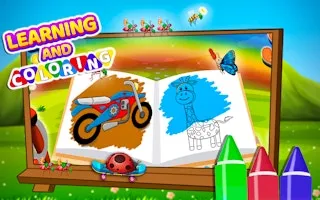 Learning and Coloring For Kids gameplay preview