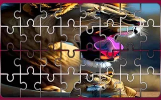 Lions Jigsaw Jigsaw gameplay preview
