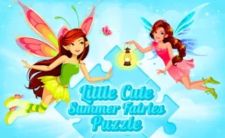 Little Cute Summer Fairies Puzzle gameplay preview