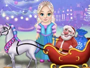 Little Girl Clean Christmas Carriage gameplay preview