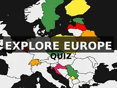 Location of European countries | Quiz gameplay preview