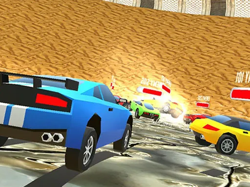 Low Poly Smash Cars gameplay preview