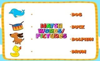 Match Pictures to Words gameplay preview
