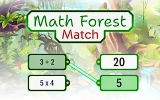 Math Forest Match gameplay preview