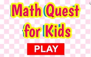 Math Quest for Kids gameplay preview