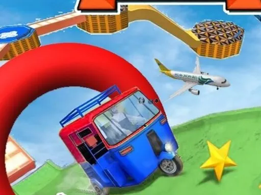 Mega Stunt Car Driving gameplay preview