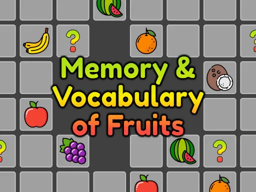 Memory and Vocabulary of Fruits gameplay preview